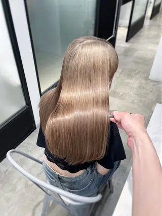 ロング 韓国レイヤーカット 髪質改善▫️水野有真のヘアスタイル