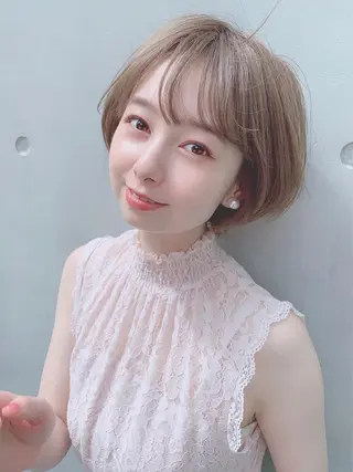 ミディアム カラー ヘアアレンジ 【公式】amble luxe池袋東口🩷のヘアスタイル