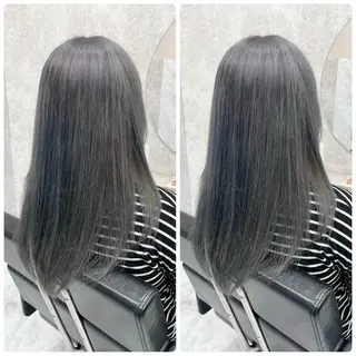 ロング 🦋ハイトーン🦋 石山 希理🦋のヘアスタイル