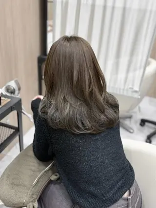 ミディアム カラー ヘアアレンジ カットモデル募集中! mihane🫧のヘアスタイル