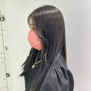 セミロング Lumo所属・💖横浜ブリーチなし 💖MIHOのヘアスタイル