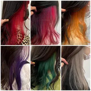 セミロング カラー eyelash イシワタリ🦢のマツエク・マツパデザイン