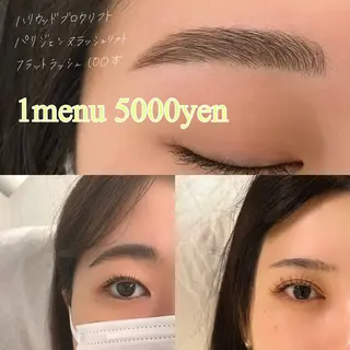 メンズ マツエク・マツパ GO TODAY SHAiRE SALON Vellmie店所属・吉祥寺kasumi 🌛eye/browのマツエク・マツパデザイン