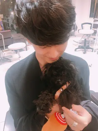 ショート カラー パーマ ヘアアレンジ メンズ CHIC share salon所属・ちこ .のヘアスタイル