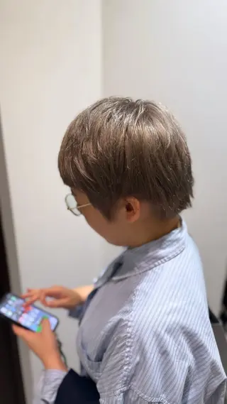 カラー 🇰🇷韓国風艶髪 /AZUSA🤍のヘアスタイル