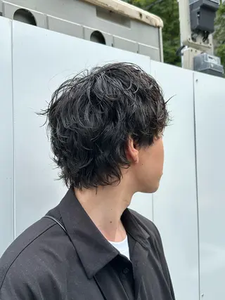 パーマ メンズ 似合わせカット /パーマ岡本淳平のヘアスタイル