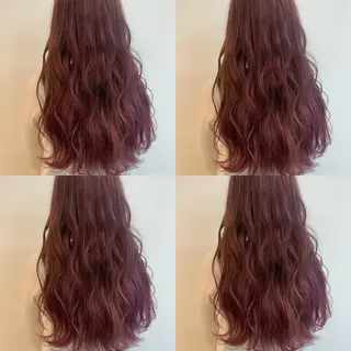 ミディアム カラー 透明感/オリーブ/ グレージュ/YUKAのヘアスタイル