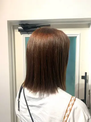 ミディアム annuy MIHANAのヘアスタイル