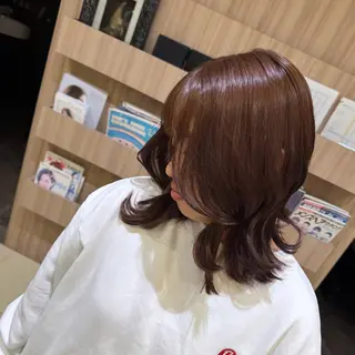 ミディアム カラー 横浜/韓国風/ヘアメ /ユイナ🎀のヘアスタイル