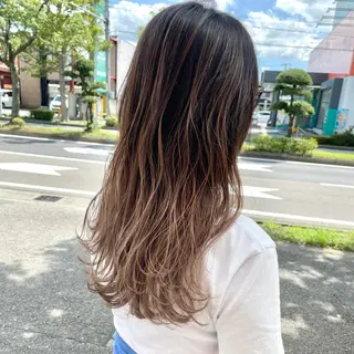 カラー 髪質改善 🍀岡村凌也のヘアスタイル