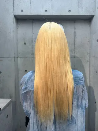 ロング カラー ‪❥ブリーチ💗 MIKUのヘアスタイル