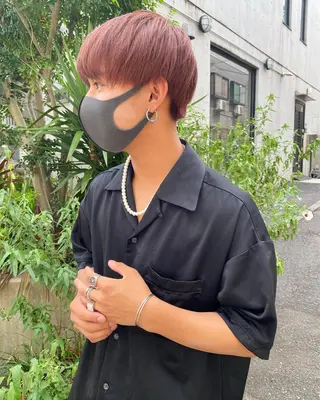 ショート カラー パーマ ヘアアレンジ メンズ 【池袋/スパイキー ショート】ⓝⓘⓜⓤのヘアスタイル