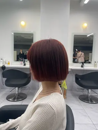 ミディアム カラー ヘアアレンジ 💗横浜美容室 💗HARUNAのヘアスタイル