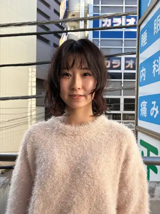 ミディアム パーマ パーマ特化/藤沢 /湘南/HYOのヘアスタイル