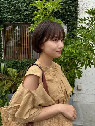 ショート カラー Chiho / 梅田 / ボブ/ パーマのヘアスタイル