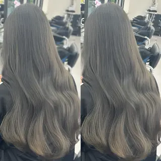 ロング カラー 心斎橋/ブリーチなし 髪質改善/レイヤーのヘアスタイル