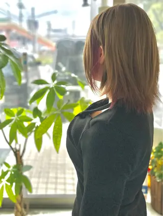 ミディアム 中川 卓のヘアスタイル