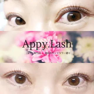 マツエク・マツパ まつげと眉の専門店 Appy.Lashのマツエク・マツパデザイン