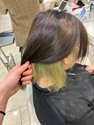 ミディアム カラー miho𓂃 ANNETTAのヘアスタイル