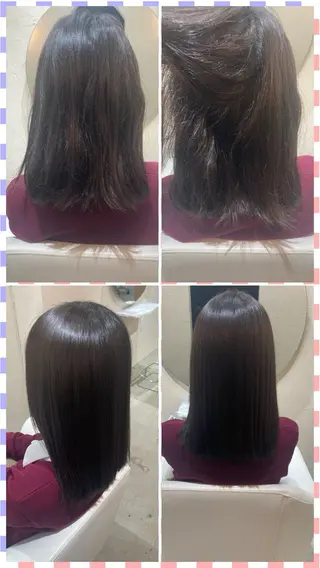 セミロング 川崎ハツメイ✨篠原 裕里のヘアスタイル