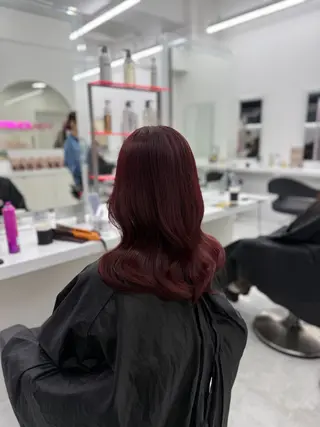 セミロング カラー ヘアアレンジ 🎀Girly艶髪カ ラー🎀Harukaのヘアスタイル