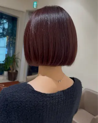 ショート カラー ボブ/ 似合わせ🥀原ちひろのヘアスタイル