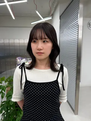 ミディアム カラー 表参道/赤み無し 透明感 colorのヘアスタイル