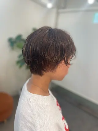 ショート パーマ 山下 柚奈のヘアスタイル