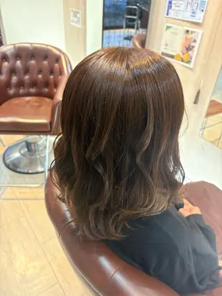 セミロング スピンヘアー亀岡店 あまかわです！のヘアスタイル