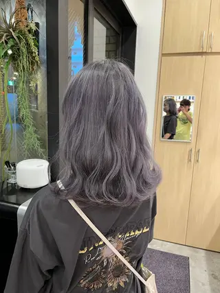 ミディアム カラー 城　健太郎 💎ハイトーンのヘアスタイル