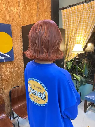 ミディアム カラー ヘアアレンジ メンズ キッズ ネイル マツエク・マツパ アイブロウ chapter問屋町 💘小室明華のヘアスタイル