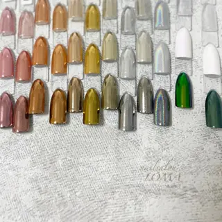 ロング カラー パーマ ヘアアレンジ キッズ ネイル マツエク・マツパ m-nail所属・m-nail 🌙minamiのネイルデザイン