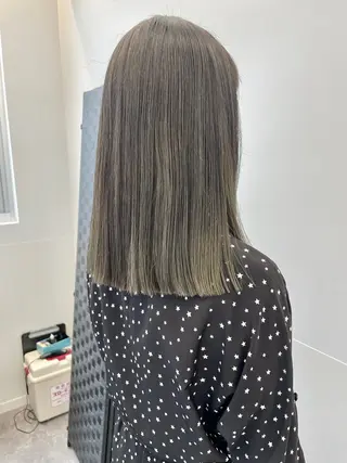 ミディアム カラー ダブルカラー🦖 /髪質改善⚡️しおりのヘアスタイル