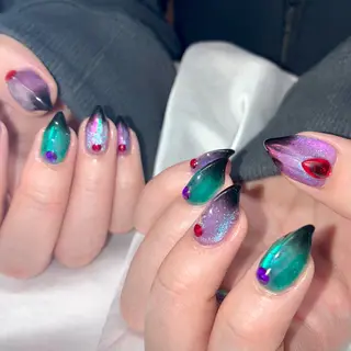 ネイル Nail ヌシん家 AKANEのネイルデザイン