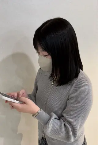 ミディアム ブリーチモデル募集中 星川まお𝜗𝜚のヘアスタイル