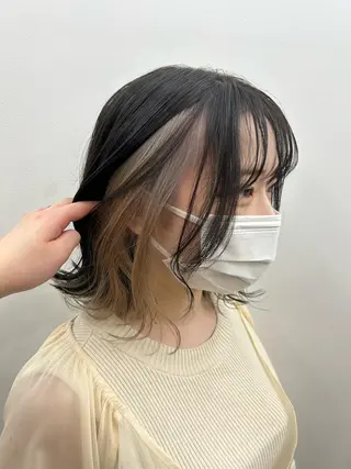 ミディアム MiRI💜地毛級 エクステ✖似合わせ技のヘアスタイル