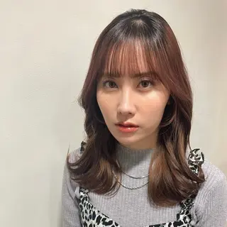 セミロング 髪質改善クロスパーマ モリオカ モエ💫のその他イメージ