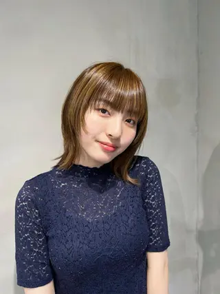 ミディアム 🐺立川のウルフ屋 さん🐺おかみ🐺のヘアスタイル