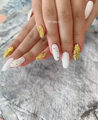 ネイル 北浦和 自爪育成ケアのネイルデザイン