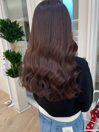 ロング カラー ParveMix🍀 藤原愛未のヘアスタイル