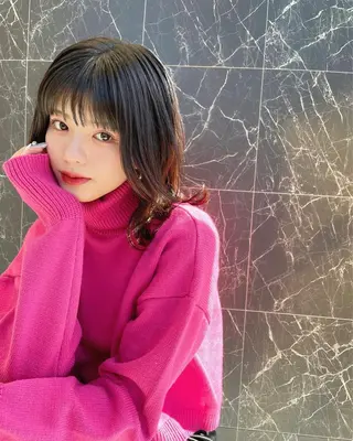 ミディアム チダアキフミ Ash大森のヘアスタイル