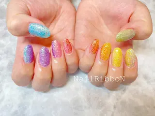 ネイル ネイルリボン 石田のネイルデザイン