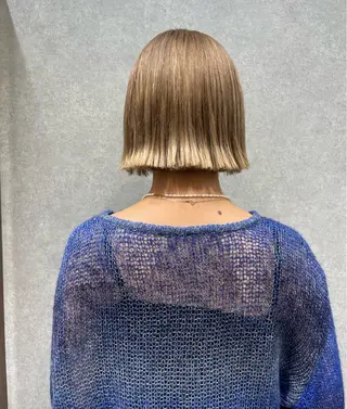 ミディアム Daisy🎀透け感 カラー🎀JUNAのヘアスタイル