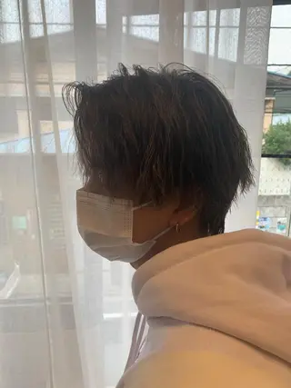 メンズ まろやかカラー🤎 みなとまほのヘアスタイル