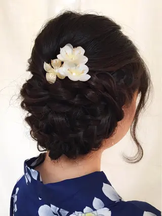 ヘアアレンジ やまだ まいのヘアスタイル
