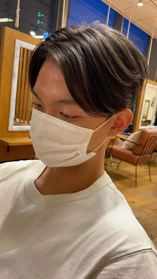 ショート パーマ メンズ ボブ美容師 /馬場 翼のヘアスタイル