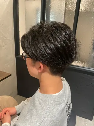 ショート メンズ 井上 飛鳥のヘアスタイル