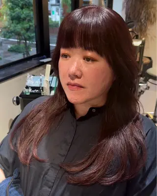 ロング カラー 髪質改善/美髪/矯正 専門【西梅田】ぺーのヘアスタイル