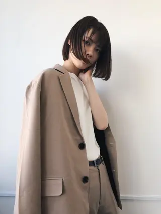 ショート カラー imai /カット/パーマのヘアスタイル