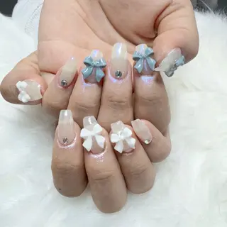 ネイル 🎀nana🫧 ワンホンネイル🎀のネイルデザイン